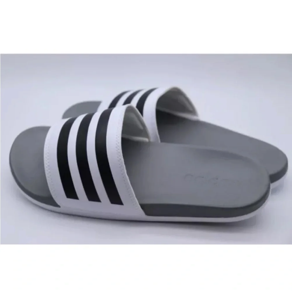 ADIDAS ADILETTE COMFORT SPORTSWEAR SWIM SLIDES - WHITE GZ5895 - MEN - SIZE 18